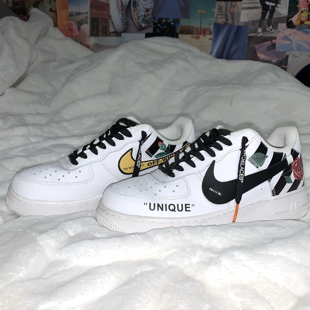 Custom Off White Air Force Ones